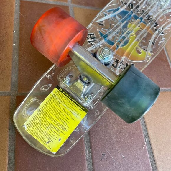 World Industries Flameboy x Wet Willy Clear Skateboard - Picture 5 of 7